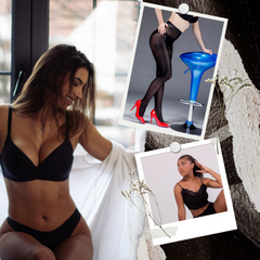Hot Sexy Black Lingerie Gift Pack - My Vastra