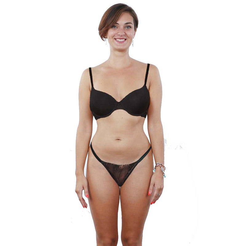 Very sexy Push up bra And see through thong set - My Vastra
