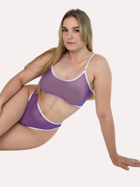 Clear Elegance Transparent Bra & Thong Set - My Vastra