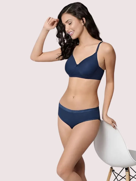 Classic Cotton Sexy Bra & Panty Set (2 pack)