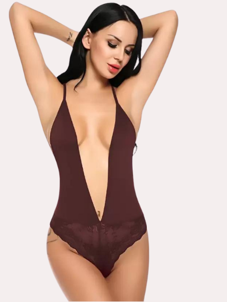 Chic and Comfy Sheer Nightwear Bodysuit - My Vastra