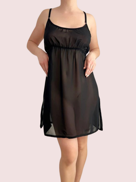 Transparent Babydoll Nightwear for Plus Size Ladies - My Vastra