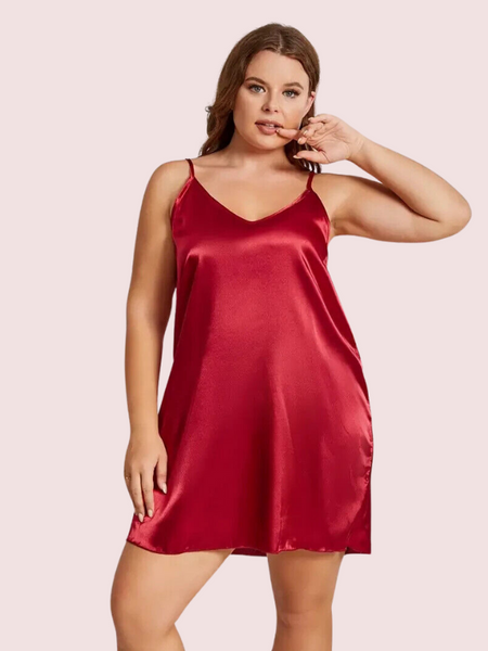 Criss Cross Back Elegant Nightdress in 4XL &  5XL Size - My Vastra