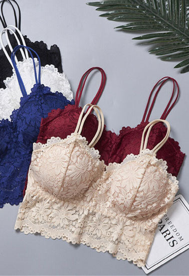 Cute Stretch lace bralette Bra top (Pack of 2) - My Vastra