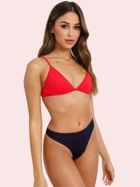 Midnight High-Waisted Bikini Bottom – Classic Black (Bottom Only)