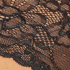 Black See Through Fishnet Lace Brief - My Vastra