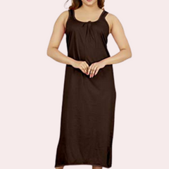Women's Long Cotton Nightgown Slip - My Vastra