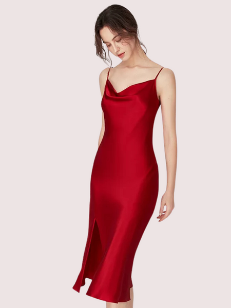 Luxurious Women's Silk Satin Sleepwear Nightdress