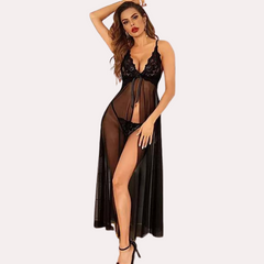 Women's Lace Babydoll Sleepwear - My Vastra