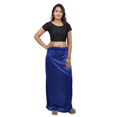 Indian Saree's Petticoat for Women Silk Satin Underskirt Solid Inner Wear - My Vastra