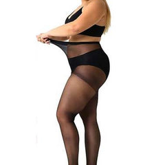 Plus size pantyhose sheer shine - My Vastra