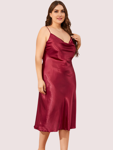 Classic Plus size Luxury Silky Satin Nightwear (4XL-5XL)