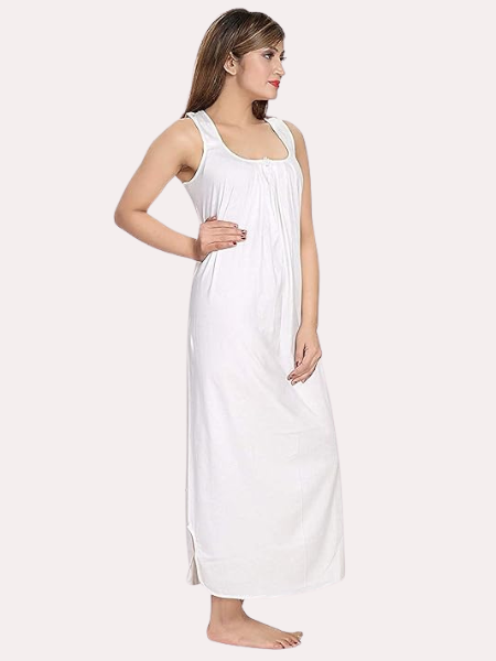 Comfortable Maxi Cotton Nighty Gown - My Vastra